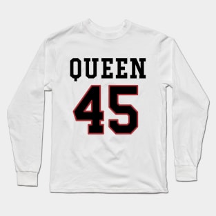 45th Birthday Gift Slab Queen 45 Long Sleeve T-Shirt